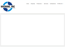 Tablet Screenshot of microm.com.pa