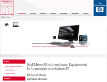 Tablet Screenshot of microm.dz